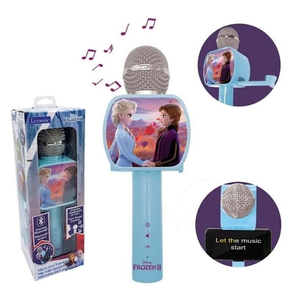 Frozen trådlös karaokemikrofon - LEXIBOOK - Integrerad Bluetooth®-högtalare - 3 rösttoner