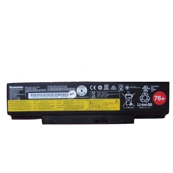 Batteri för Lenovo ThinkPad - LENOVO - 76+ 6CELL - Lithium Ion - 5200 mAh - 10,8 V