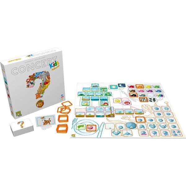 Concept Kids: Animals - Asmodee - Brädspel Beige