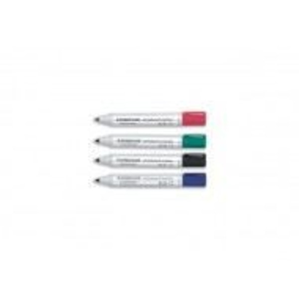 Whiteboard-markör - Staedtler - Lumocolor 351 WP4 - Paket med 4 olika färger Blandad