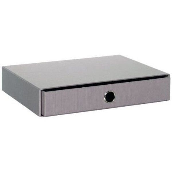 Låda med utdrag - Rössler - S.O.H.O. - A4 - Grå - Kartong - 33,5 x 25 x 6,5 cm Grå