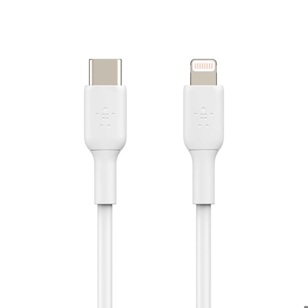 BELKIN BOOST CHARGE LIGHTNING TILL USB-C 2M WHITE CAA003BT2MWH