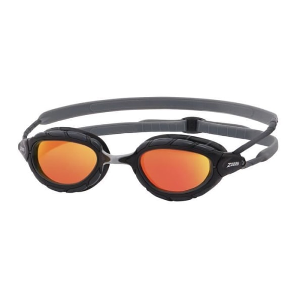 Simglasögon Zoggs Predator Titanium (R) - grå/svart/spegelröd/svart - TU