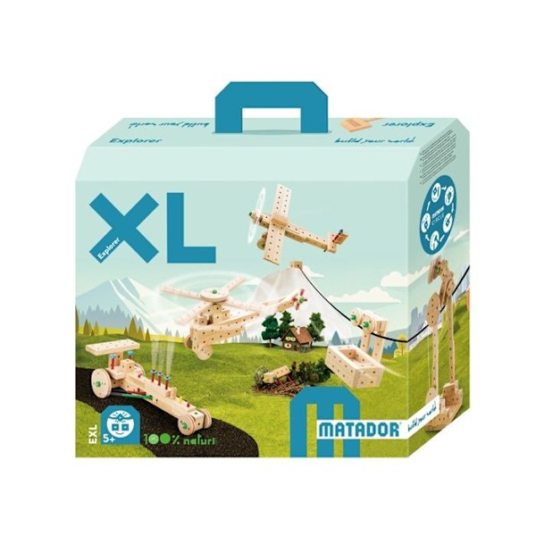 KVM-switch - Matador - 11151 - Verktygsset 902 delar - Beige - Unisex - Barn