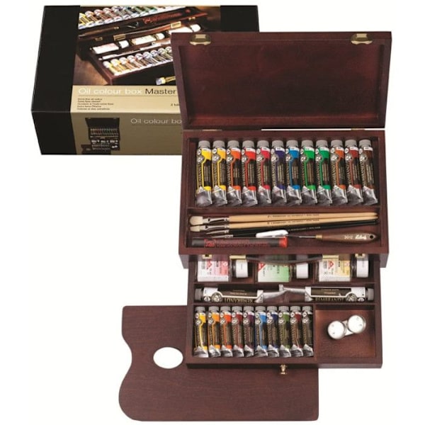 Målarset - ROYAL TALENS - MASTER - 10 tuber 15 ml - Oljetekniker - Blandad Rembrandt oljefärger