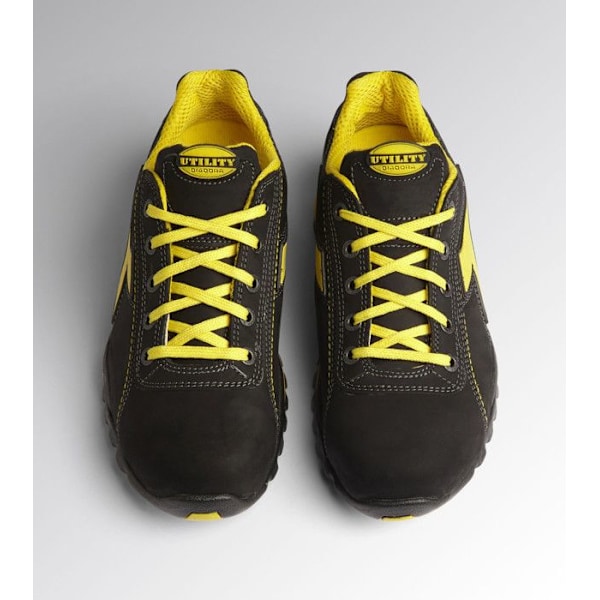 Låga säkerhetsskor - DIADORA - GLOVE II LOW S3 SRA HRO - Läder - Svart / gul - Man Svart gul 38