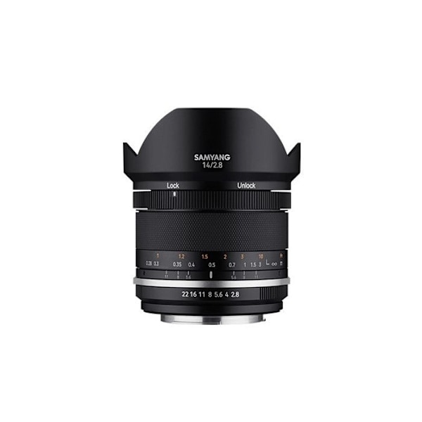 SAMYANG MF 14mm F2.8 MK2 kameraobjektiv Svart