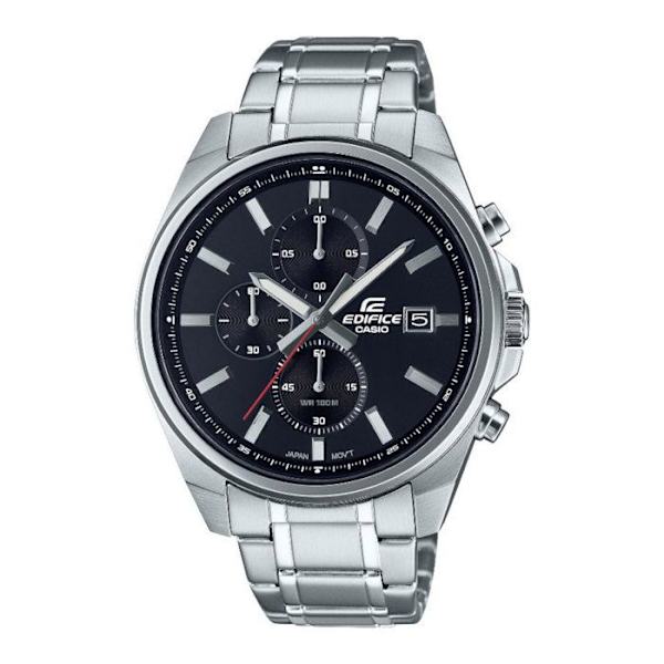 CASIO Edifice Watch EFV-610D-1AVUEF - Stål - Svart Svart