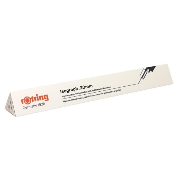 rOtring Isograph teknisk ritpenna, 0,20 mm Brun 0,20 mm