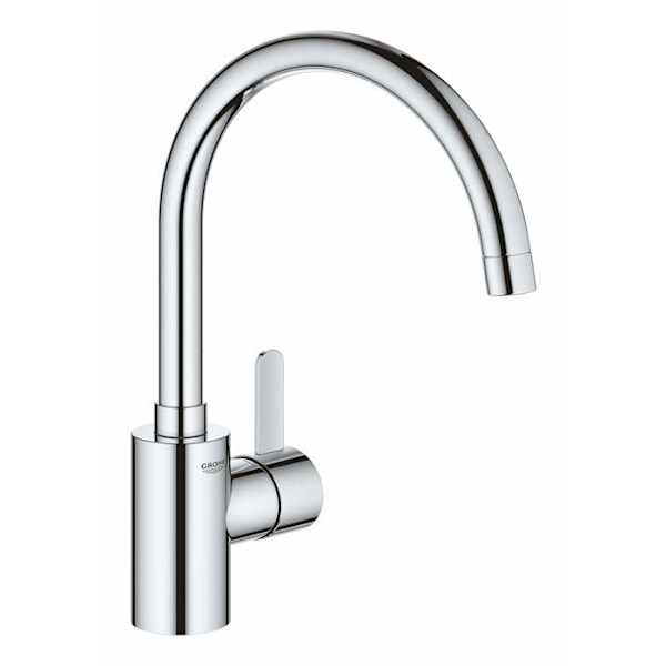 Grohe Eurosmart Cosmopolitan Engrepps köksblandare för diskho 5,7 l-min med högsvängbar pip, gjuten zinkkropp
