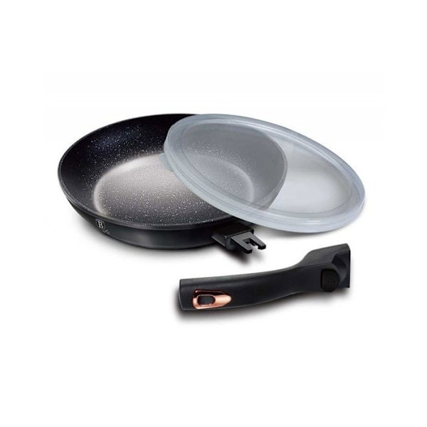 Moule - BERLINGER HAUS - BH-1952 - 28 cm - Smidd aluminium - Granitbeläggning Svart