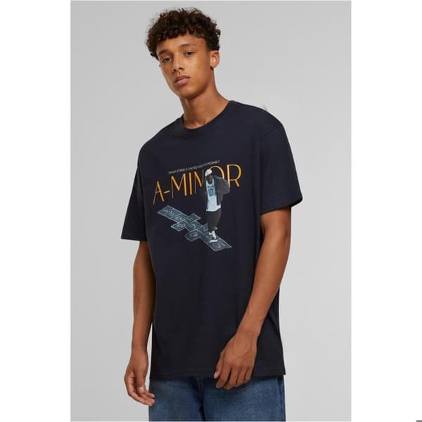 T-shirt oversize Upscale A-Minor - marinblå marinblå M