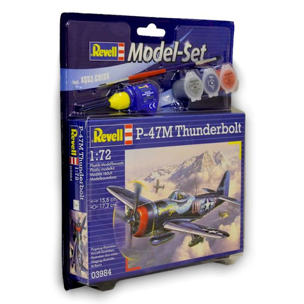REVELL Model-Set P-47M Thunderbolt - Pojke - Från 10 år Flerfärgad