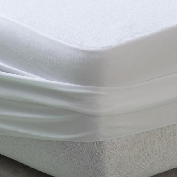 Tural - Vattentät och Andningsbar Madrasskydd. 100 % Bambustyg. Mått 140x200 cm - Fitted Sheet Form.