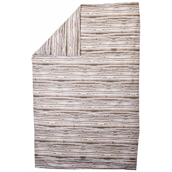 Zo!home - ZOHK012-46-BW 155 - Zo.Home Marko-filt, 100 % bomull, brun, 155 x 220 cm, 1,0 stycken