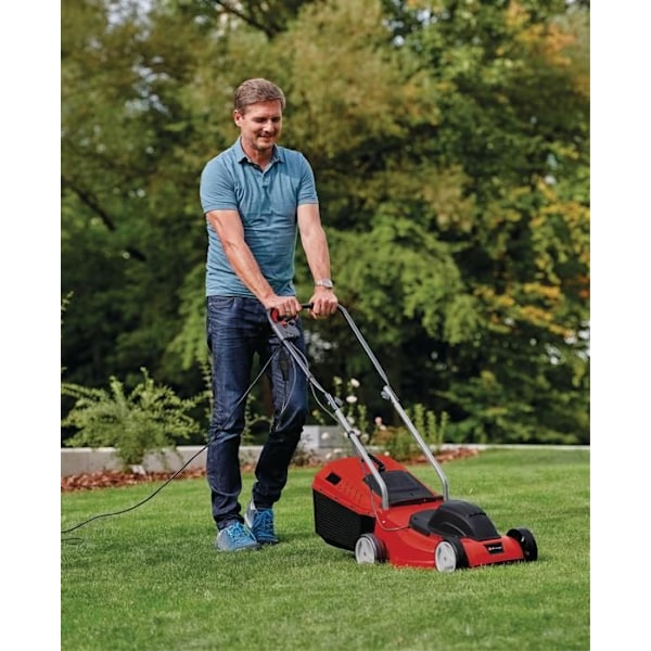 Einhell Elektrisk gräsklippare GC-EM 1032 (1000 W, klippbredd 32 cm, uppsamlingsbox 30 L)