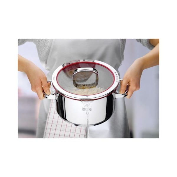 Funktion 4 hög gryta 24cm med lock