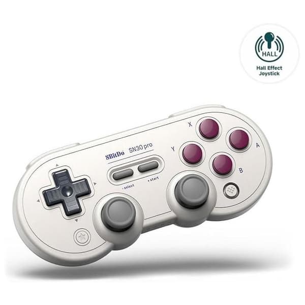 8BitDo SN30 Pro Gamepad Hall Effect Classic Vit