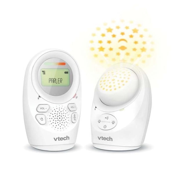 VTECH - Safe & Sound - Audio Baby Monitor Magic Light och Night Light - BM1212