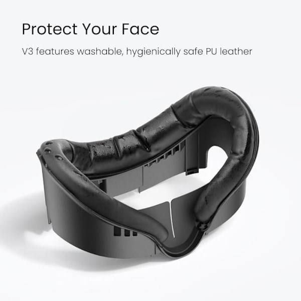 KIWI design V3 Ansiktsmask Kompatibel med Meta Quest 3 Tillbehör