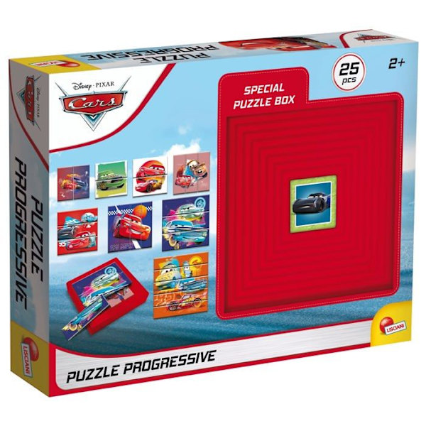 Liscianigiochi-pussel - 97784 - Progressivt pussel 9 bilar, flerfärgad