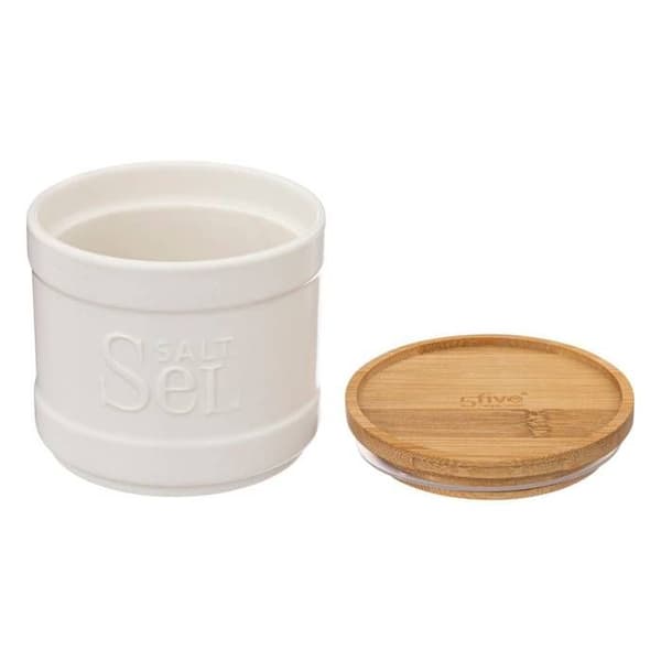 Saltburk "Naturéo" i vit keramik - 5 five simply smart Vit