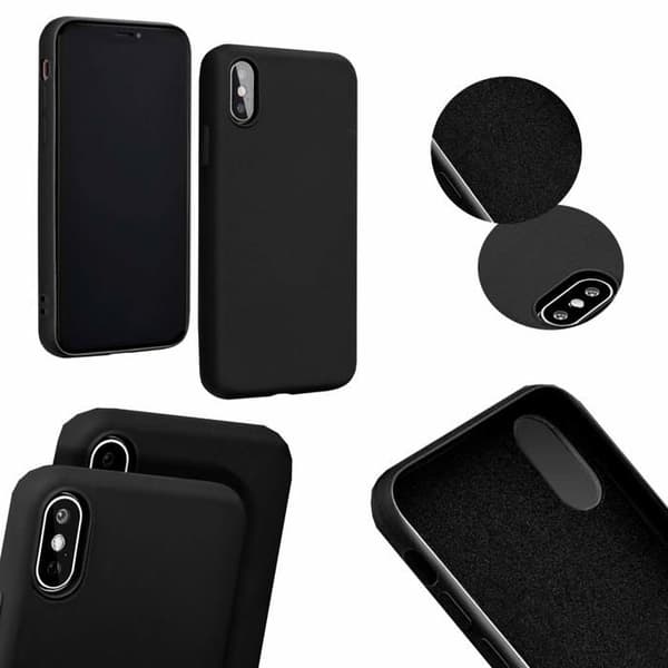 Mobilskal - NONAME - IPHONE 11 PRO MAX - Silikon - Mjuk - Optimal skydd Svart