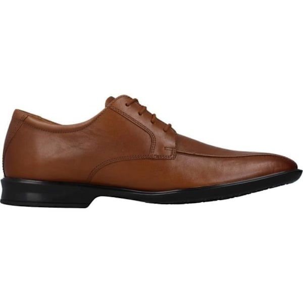 Oxfordskor för män - CLARKS - 93498 - Brun - Syntet - Gummisula kastanj 43