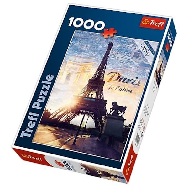 1000 pusselbitar Paris, jag älskar dig