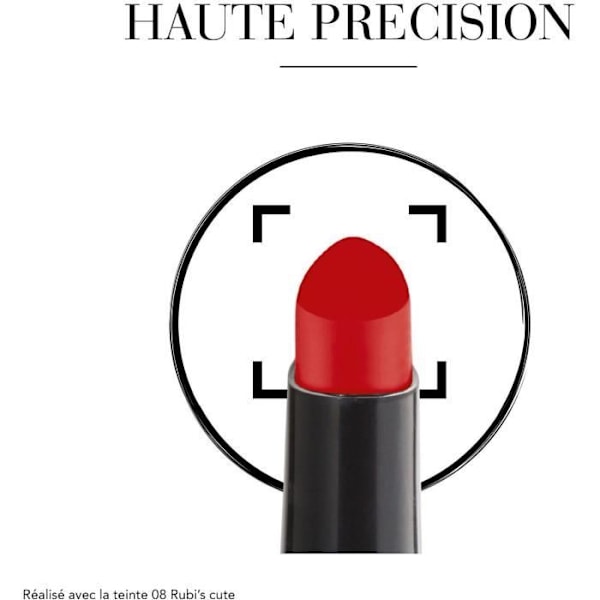 BOURJOIS Velvet The Lipstick läppstift - 08 Rubi'S Cute Röd