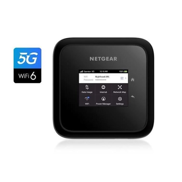 NETGEAR MR6150100EUS Modem Router - Wi-Fi 6 - 5G - Fyrkärnig 1,8 GHz - 2,5 Gbit/s