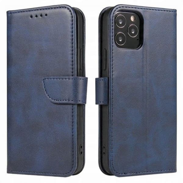 Hurtel Etui Elegant med lock och stödfunktion för Poco M4 Pro 5G, blå