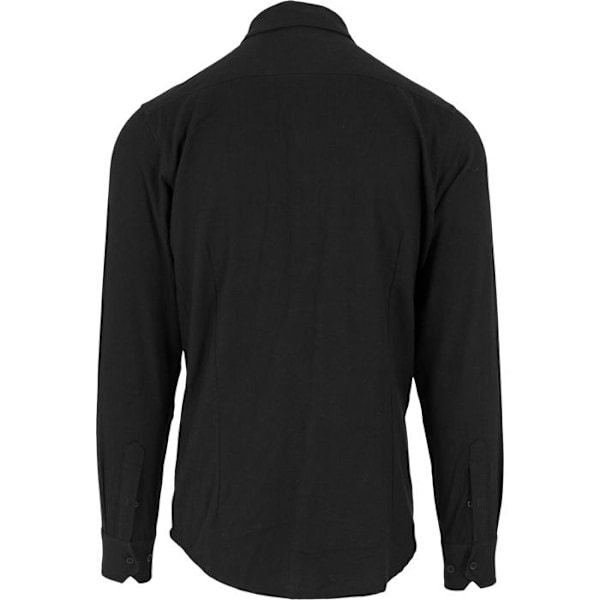 Skjorta - Urban Classic - Flanell - Stora storlekar - Bekväm - Modern stil svart/svart jag