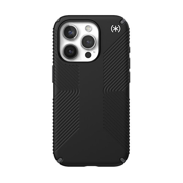 Speck Presidio2 Grip Magsafe - Fodral för iPhone 15 Pro (Svart / Grå skiffer / Vit)
