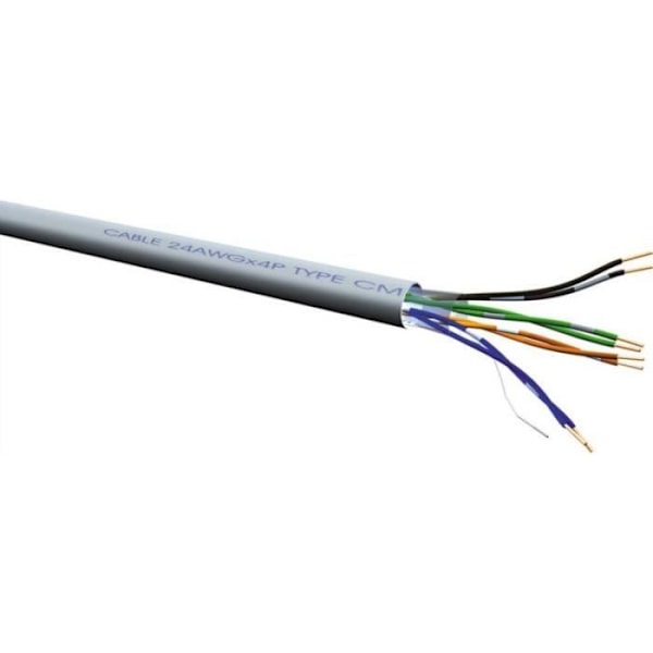 VÄRDE - Bulkkabel - 300 m - UTP - CAT 5e - robust - Grau - 21.99.0596