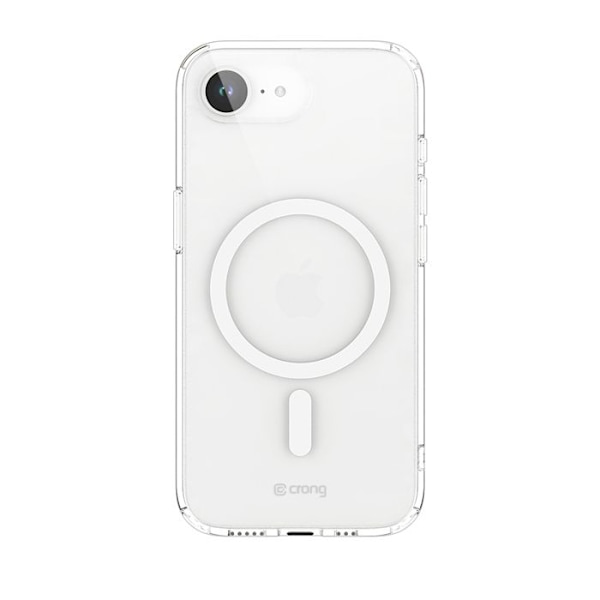 Coque för iPhone 16e MagSafe (transparent) Crong Clear MAG Cover