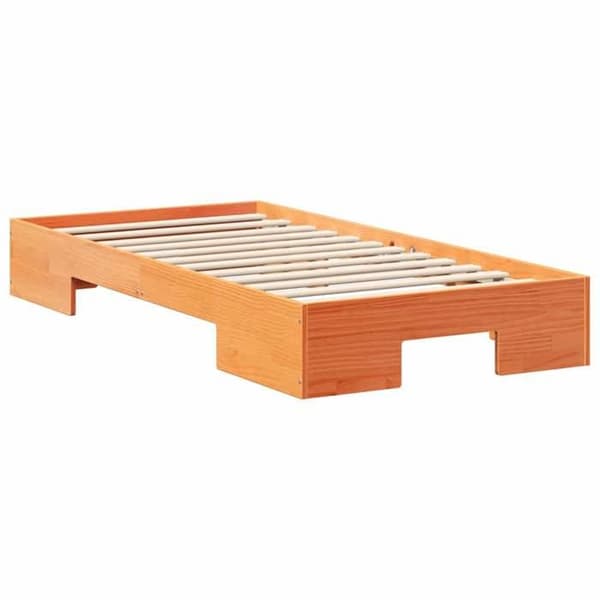 vidaXL Sängram Brun 90 x 190 cm 873054