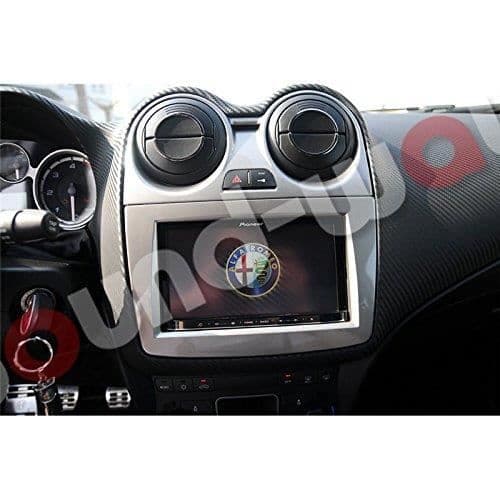 Kit för bilstereo - SOUNDWAY - ALFA ROMEO MITO - 1 DIN / 2 DIN - Grå silver - Antennadapter silvergrå