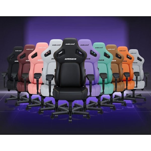 Belägringsspel - gamingkontorsstol Anda seat Spelstol Kaiser 4 L i rosa läder