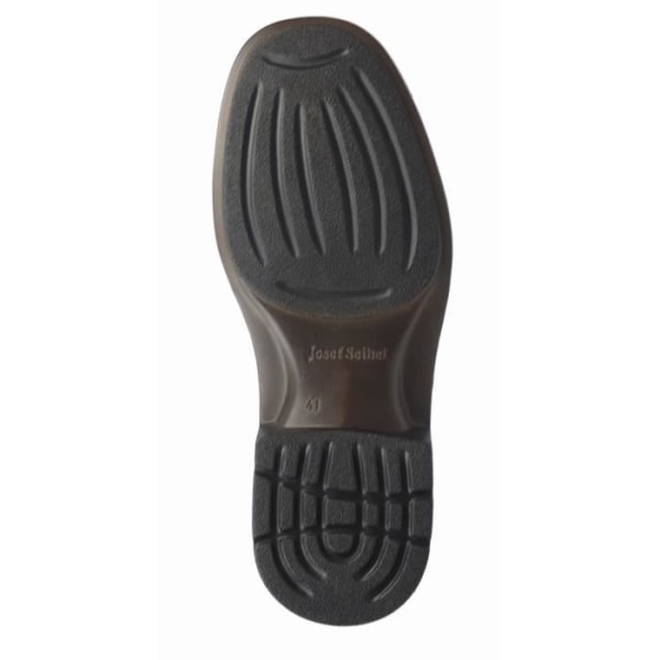 Babouche - Josef Seibel - Svart - Läder - Velcro-stängning - Läderfoder Svart 43