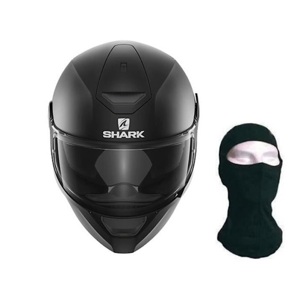 SHARK Heltäckande hjälm D Skwal svart matt Matte svart S = 55-56 cm