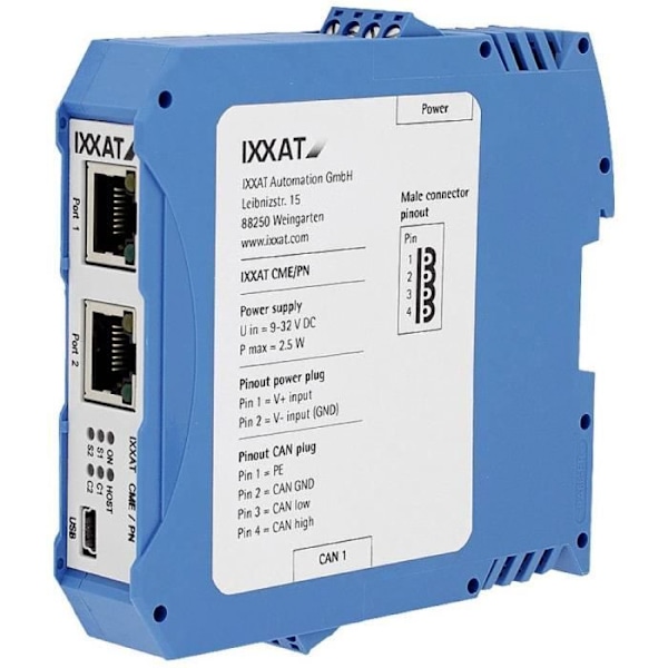 Ixxat 1.01.0261.02106 IXXAT CME/PN Profinet-CANopen 1 st.