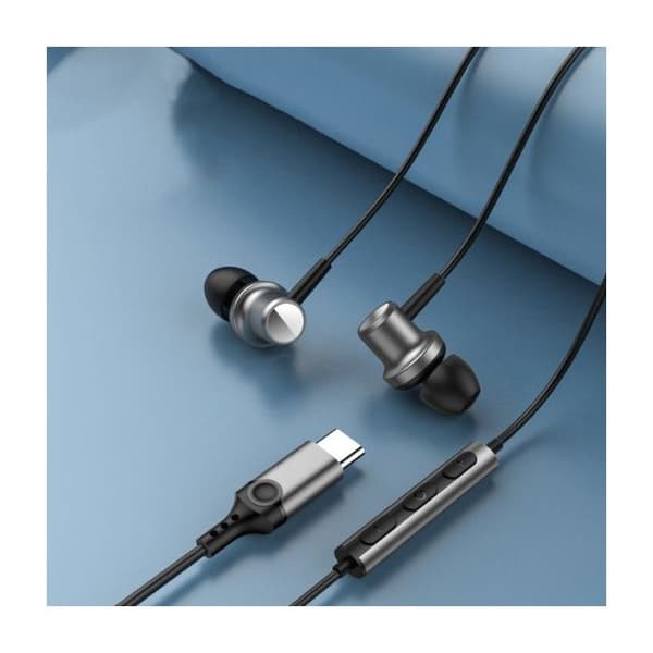 Beline Black USB-C in-ear hörlurar