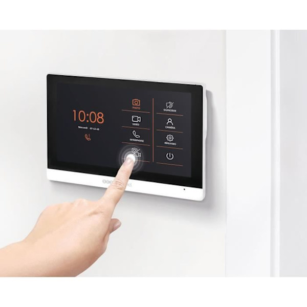 SCS SENTINEL VisioDoor 7+ trådbunden videointercom - 7" pekskärm - mörkerseende - 5 års garanti Grå