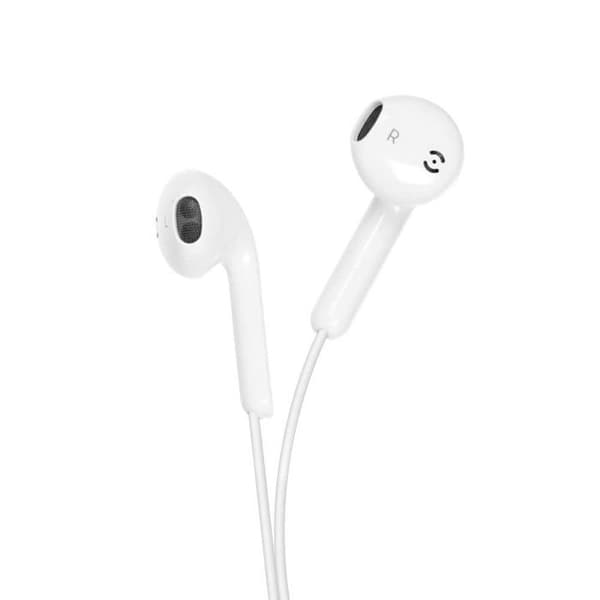 Hörlurar - FORCELL - HR-ME25 - Stereo - Lightning-kontakt - Vit Vit