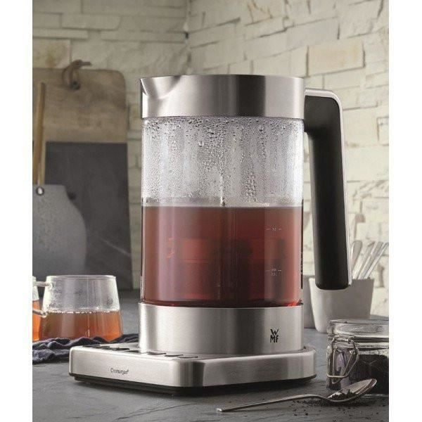WMF Lono 3000W vattenkokare och teinfuserare - 1,7L rostfritt stål - 4 temperaturer och justerbar infusionstid Rostfritt stål