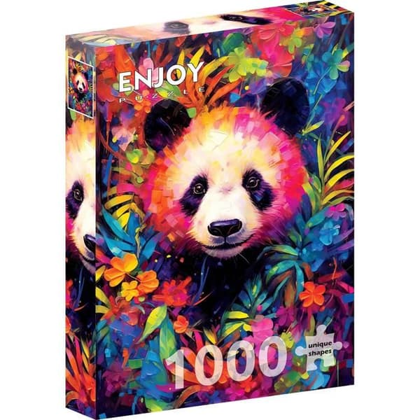 Pussel 1000 Bitars: Busig Panda