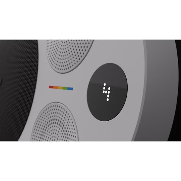 Bärbar högtalare - Polaroid - Musikspelare 4 - Svart och Vitt - Batteritid 15h - Bluetooth, NFC Svart vit