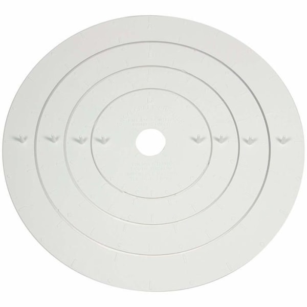 Pme dekorativa redskap - CM380 - Set med 4 tårtmärken, plast, vit, 13 x 2 x 13 cm