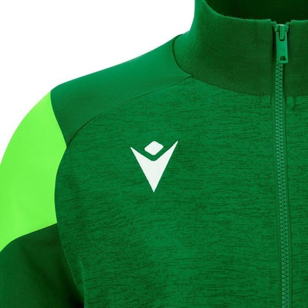 Macron Prometheus full zip barntröja grön 9-10 år gammal